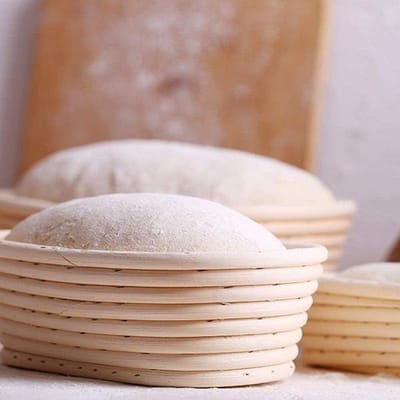 Brood Fermentatiemandje - Rijsmandje Brood - Brood Bakken - Handgemaakt Rotan - 28x14x8cm - Natuurlijk