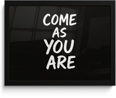 Poster in lijst - Fotolijst 40x30 cm - Posters - Quote - Zwart - Simpel - Posterlijst zwart - Decoratie - Wanddecoratie woonkamer - Muurdecoratie slaapkamer
