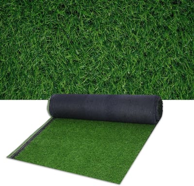 Kunstgras Rol - Grasmat Outdoor - Terras Aankleden - Waterdoorlatend Ontwerp - 10x1m 30mm - Groen
