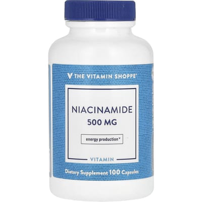 The Vitamin Shoppe, Niacinamide, 500 mg, 100 gélules