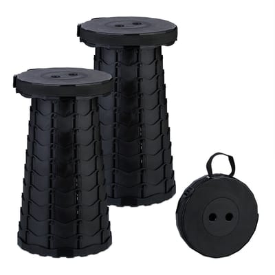 camping krukje - set van 2 - telescopisch - hoogte verstelbaar - tot 100 kg