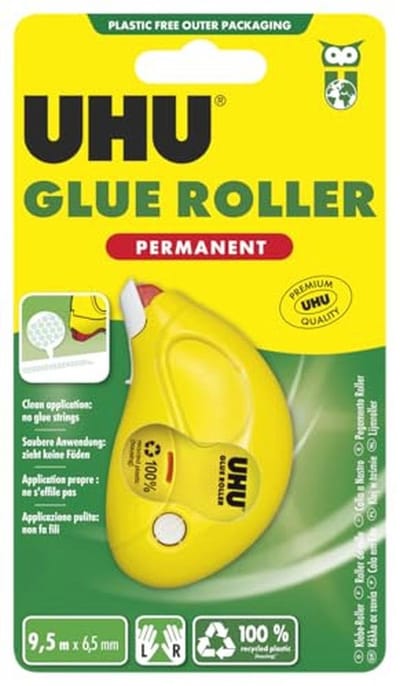 Duurzame Lijmroller voor Papier, Karton en Foto's - 9,5 m x 6,5 mm