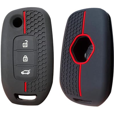 Étui de clé en silicone Housse de clé de voiture pour Renault Kwid 2023 Trafic Clio Kadjar Clio 5 Captur Arkana Sandero Stepway Logan Twingo gray