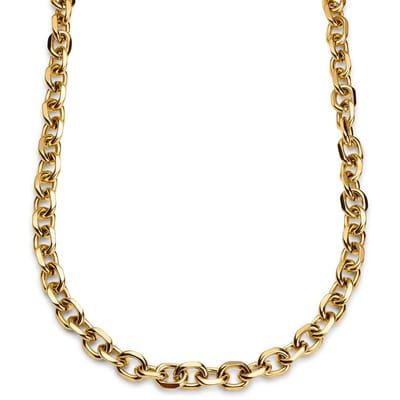 Essentials | 12 mm Goudkleurige Ketting met Kabelschakels