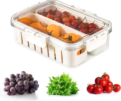 La'Moussawi ® Handige Koelkast Organizers voor Versheid en Ruimtebesparing in de Keuken