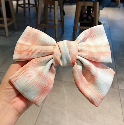 Haarstrik - Hair bow - Roze - 15x15 Centimeter