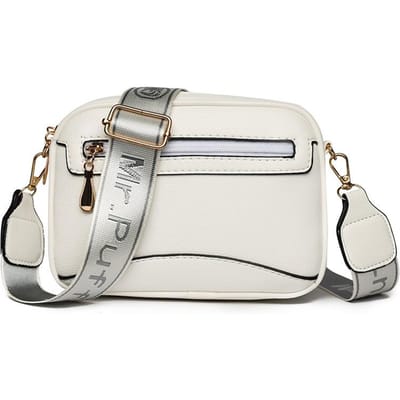 Winter Crossbody Kleine Tas: Een trendy mini messenger bag voor dames en vrouwen white