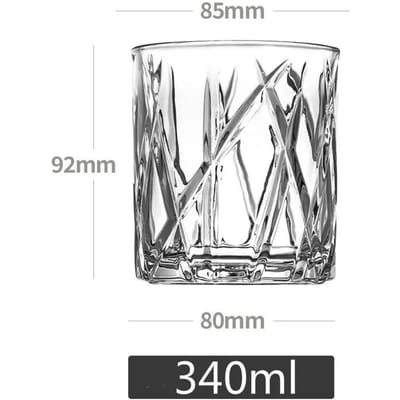 Glas Transparant Whiskeyglas Huis Creatief Likeur Sterke Drank Wijnglas Bierglas 301-400ml