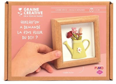 Graine Creative miniatuur speelgoed Fimo gieterframekit multicolor.