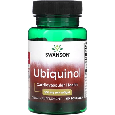 Ubiquinol, 100 mg, 60 zachte capsules