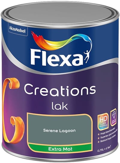 Flexa - Creations Lak Extra Mat - Serene Lagoon - Mengverf - 750 Ml