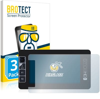 Screenprotector 3 Stuks voor SmallHD 503 Ultra Bright Beschermglas transparant