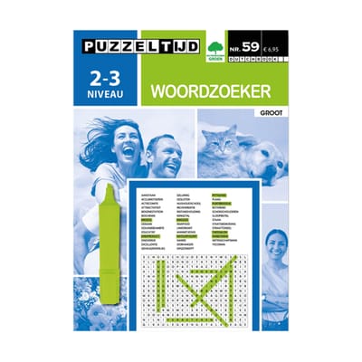Puzzelboeken woordzoeker 4 assorti