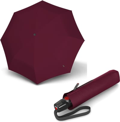 Knirps T.200 M Duomatic - Zakparaplu Regenschirm (bordeaux)