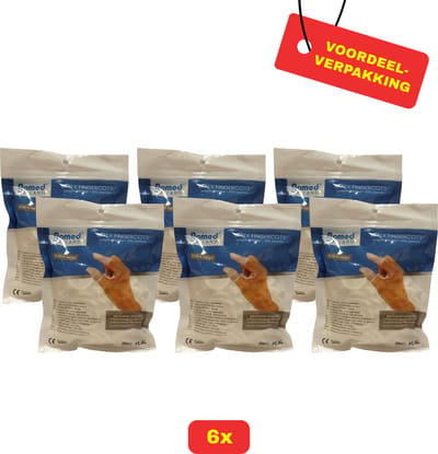 6 X Romed Vingercondooms Latex XL - 6 x 100 stuks - Voordeelverpakking!