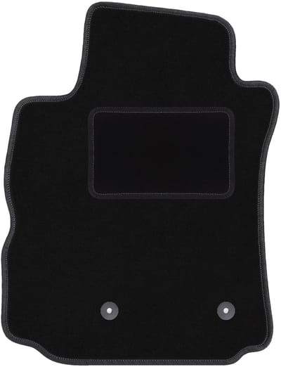 Bestuurdersmat zwart voor: Renault Modus minivan (2004-2012)