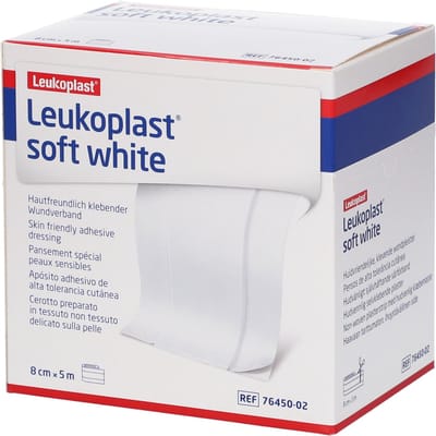 Leukoplast® Soft White Pleister 8 cm x 5 m 1
