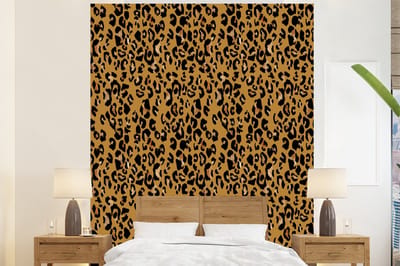 Behang - Fotobehang Panterprint - Luxe - Patronen - Breedte 225 cm x hoogte 280 cm