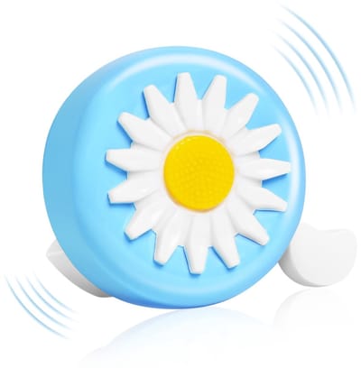 Dailygoody - Fietsbel voor kinderen - Schattige fietsbel - Helder geluid - Mini-belletjes - Unisex - 8 stuks