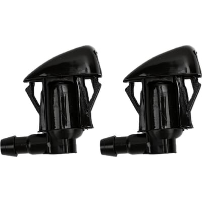 2 stuks Voorruitenwisser Sproeiers Links Rechts Vervanging voor I20 2008 2020 986302K100 black