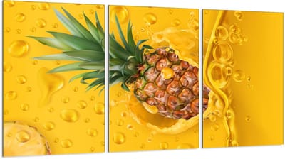 TMK ArtDeko 3x30 - Glazen Beschermplaat voor Kookplaat - Gehard Glas - 52 cm - Antibacterieel