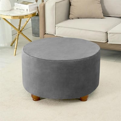 Housse de Canapé Inclinable en Peluche Flanelle Couleur Unie Lazy Boy Relax Fauteuil Housse Antidérapante Anti-griffures de Chat Protecteur de Coussin de Canapé 1PC