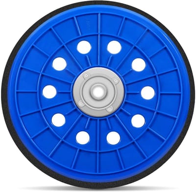 Dailygoods- Schuurschijf 215 mm - Klittenband M14 - Steunschijf - 10 gaten - Voor wandschuurmachine - Plafondslijper - Efficiënte stofverwijdering - Schuurpad