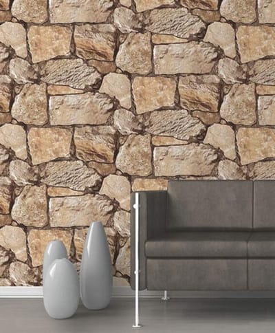 Grote stenen behang j95508