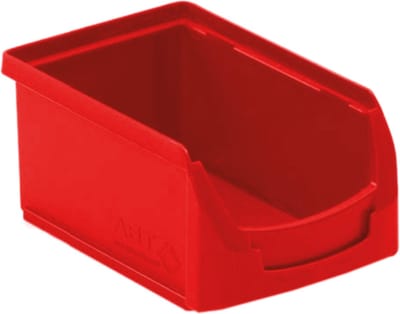 Alpac Magazijnbak - Opbergbak - 160 x 104 x 75 mm - 0.5L - Rood
