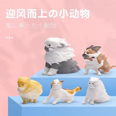11 Modellen Dansende Kat Figuur Decoratie Animatie Kat Model Mode Schattig Speelgoed Betoverende Kat Capsule Schattig Speelgoed Pop Taart Decoratie