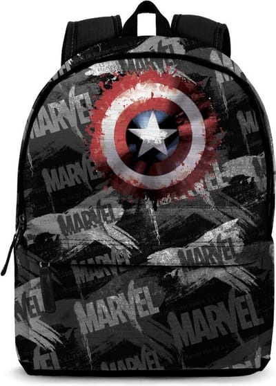 Karactermania - Marvel - Captain America - Scratches-FAN HS Rugzak - Backpack - Grijs