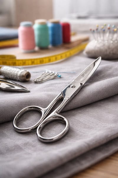 Belux Surgical Instruments – Stoffenschaar 5” (12,7 cm) – Precisie Naaischaar – RVS – Voor Stof, Draad & Hobby