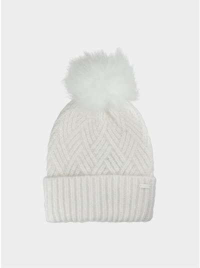 Meisjes Wintermuts Met Pompon 4F F419 Beige Uniseks - Warm & Stijlvol
