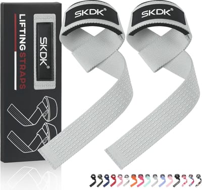 Krachttraining Hefbanden voor Dames - Neopreen Gevoerde Deadlift Bandjes met Antislip