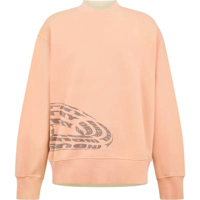Diesel Heren Sweatshirt met grafische print en ronde hals (Beige)