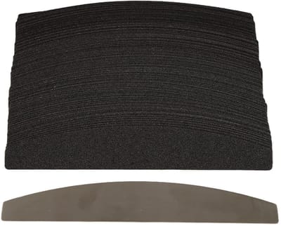 Dailygoods- Nagelvijl Set 100st - Professionele Halve Maan Nagelvijlen - Herbruikbare Roestvrijstalen Plint - Vervangbare Nagelvijlen - Duurzaam - Lichtgewicht