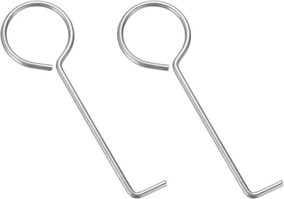 RVS Afvoerlijsten Haakjes, 2 Stuks, Ideaal voor Douche, Afvoer en Dagelijkse Schoonmaak, Verchroomd en Duurzaam