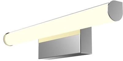 LED Spiegelverlichting Wandlamp - Ronde Chroom Verlichting voor Badkamer, Spatwaterdicht en Energiebesparend