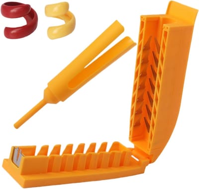 Worst Snijder - Hotdog Snijder - BBQ Camping Keuken - Ergonomisch Antislip - 24 cm Lengte