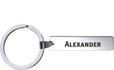 Sleutelhanger Met Naam - Alexander - RVS
