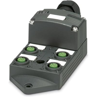 Phoenix Contact SACB-4/ 8-L-SC SCO P 1452990 Passieve sensor/actorbox M12-verdeler met kunststof schroefdraad 1 stuk(s) Piece