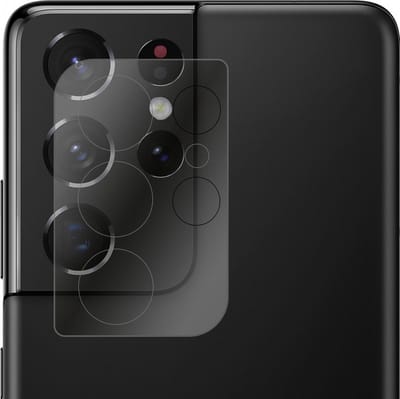 Camera Lens Protector - Geschikt voor Samsung Galaxy S21 Ultra - Extra Sterk - Gehard Glas - Camera Screenprotector - Beschermglas - Tempered Glass - Screen Protector