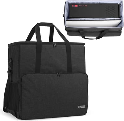 Draagtas voor Desktopcomputertoren en Monitor - PC Reistas voor Chassis, Monitor, Toetsenbord, Muis en Kabels - Zwart