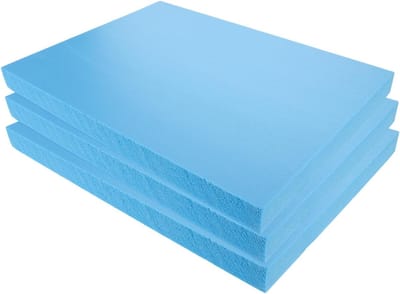 Schuimblokken Knutselen - Ambachtelijk Schuim - Modelbouw Basis - Hoge Dichtheid Schuim - 398 x 298 cm - Hemelsblauw