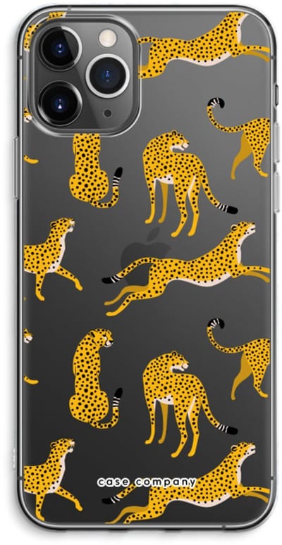 Case Company® - Hoesje geschikt voor iPhone 11 Pro Max hoesje - Luipaard - Soft Cover Telefoonhoesje - Bescherming aan alle Kanten en Schermrand