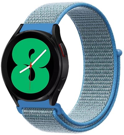 By Qubix - Sport Loop nylon bandje - Blauw - Geschikt voor Xiaomi Redmi Watch 5 Active / Redmi Watch 5 Lite