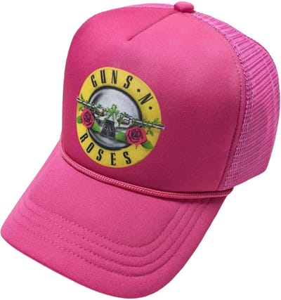 Guns N' Roses - Classic Logo Trucker pet - Roze