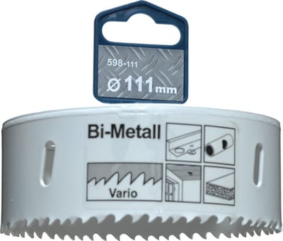 KWB gatenzaag Ø 111 mm - Bi-metaal - 8% kobalt - Voor staal en hout - 598111