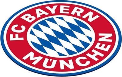 RIETHMULLER - 12 FC Bayern München kartonnen onderzetters 10 cm