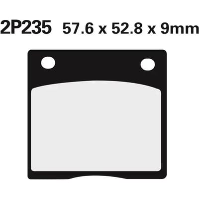 Semimetalen remblok Nissin 235NS